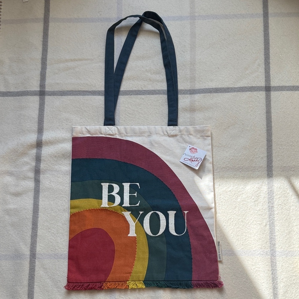 Colorful Pride Canvas Tote Bag - Be You Design